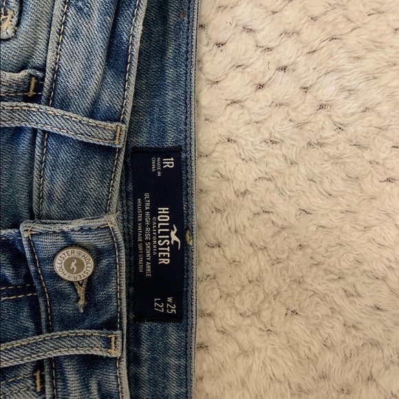 High rise slim ankle jeans Holister size 1R - Picture 3 of 3